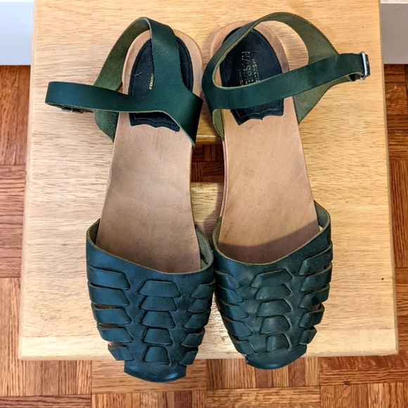 Swedish Hasbeens Shoes - Hasbeens Swedish rattan clog